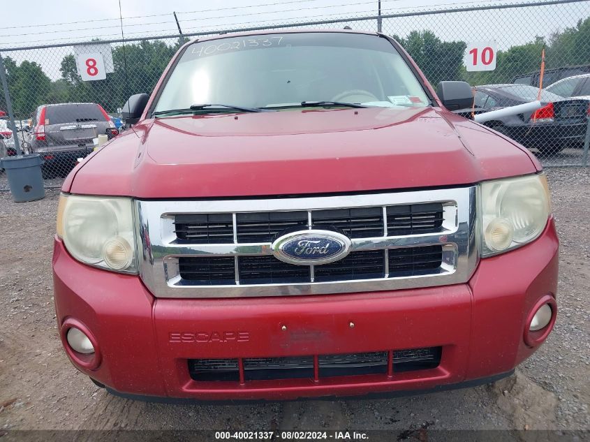 2008 Ford Escape Xlt VIN: 1FMCU03108KD30450 Lot: 40021337