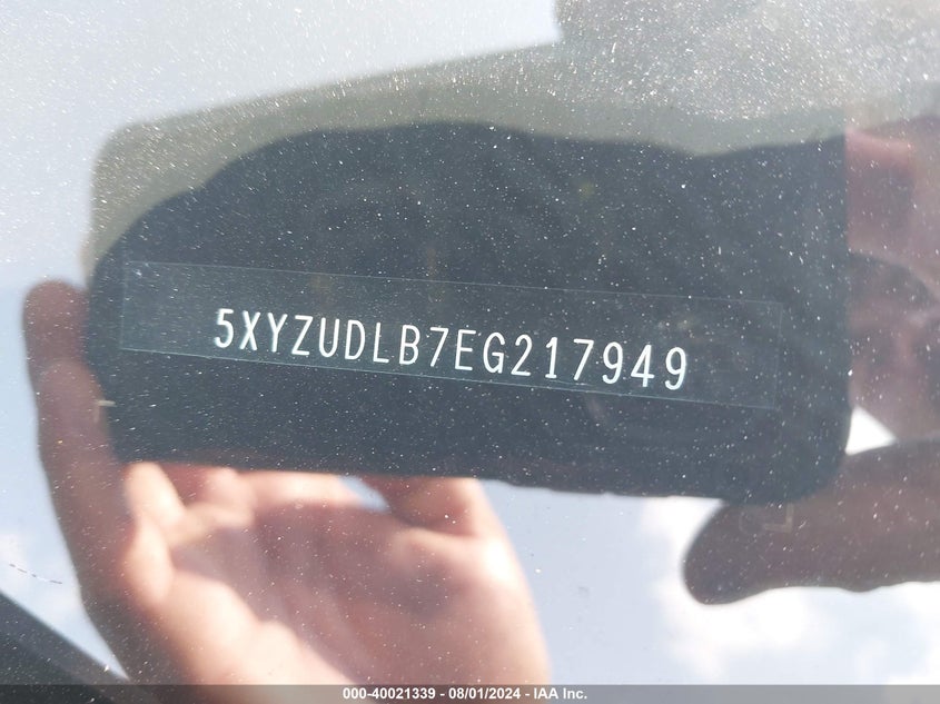 2014 Hyundai Santa Fe Sport 2.4L VIN: 5XYZUDLB7EG217949 Lot: 40021339