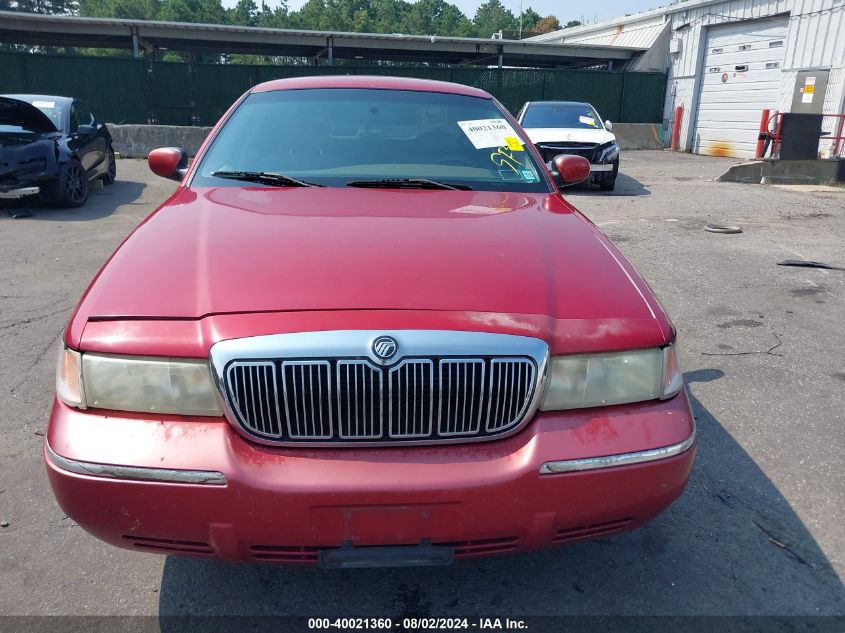 2000 Mercury Grand Marquis Gs VIN: 2MEFM74W4YX686755 Lot: 40021360