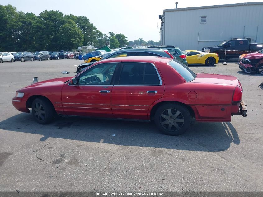 2000 Mercury Grand Marquis Gs VIN: 2MEFM74W4YX686755 Lot: 40021360
