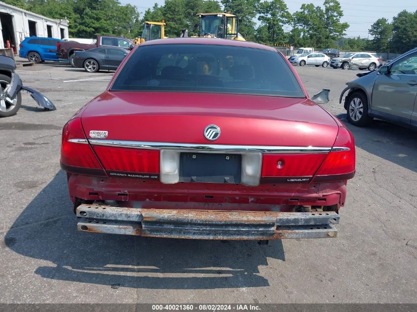 2000 Mercury Grand Marquis Gs VIN: 2MEFM74W4YX686755 Lot: 40021360