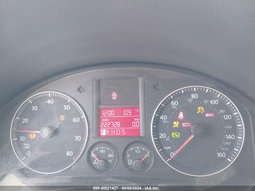 2009 Volkswagen Jetta Se/Sel VIN: 3VWRM71KX9M130623 Lot: 40021427