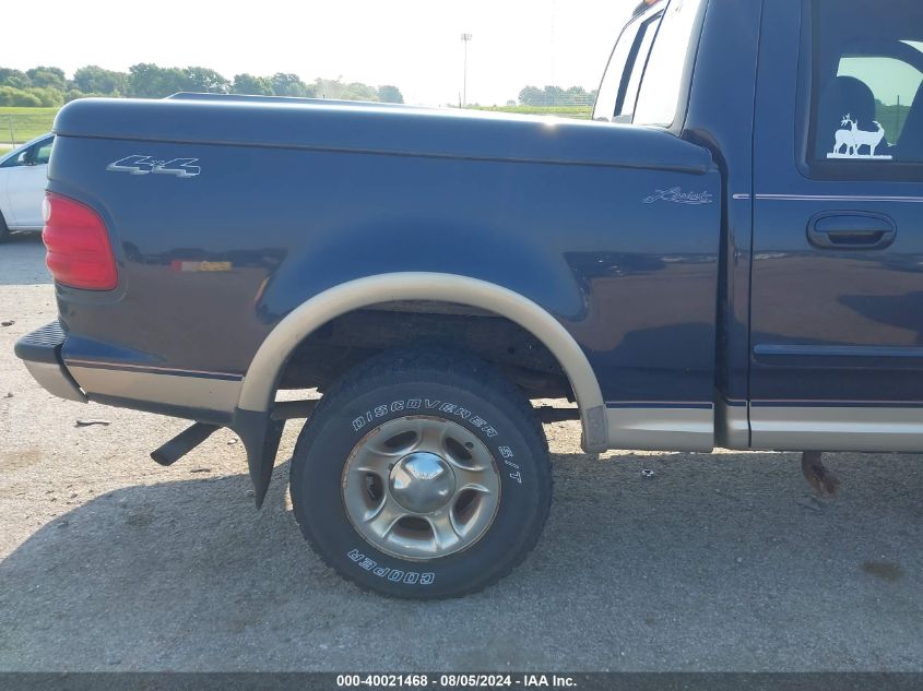 2001 Ford F-150 King Ranch Edition/Lariat/Xlt VIN: 1FTRW08L41KD58129 Lot: 40021468