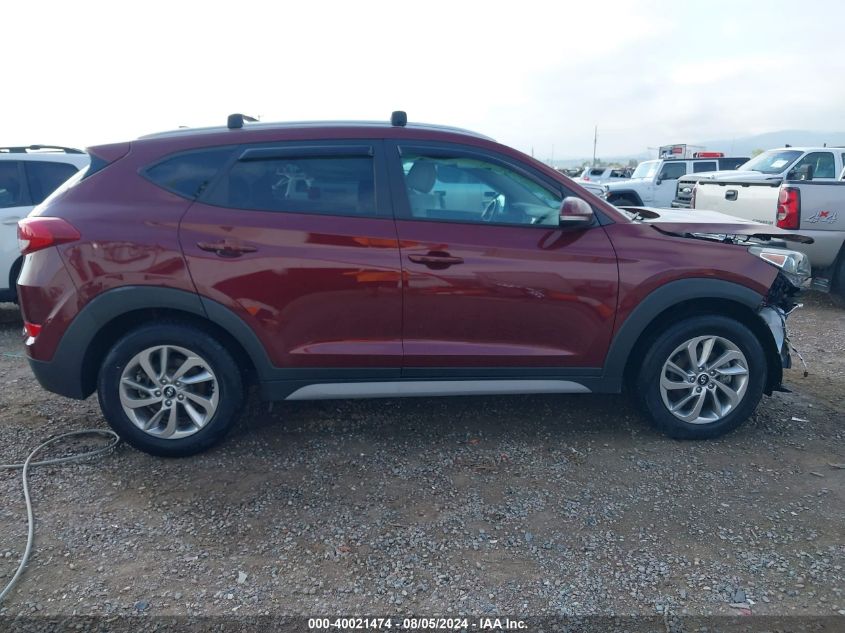 2017 Hyundai Tucson Se Plus VIN: KM8J3CA43HU529912 Lot: 40021474