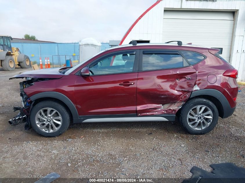 2017 Hyundai Tucson Se Plus VIN: KM8J3CA43HU529912 Lot: 40021474