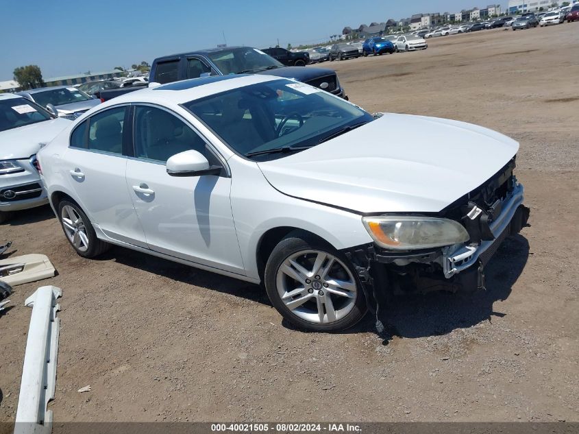 2015 Volvo S60 T5 Premier Plus VIN: YV126MFC8F1318770 Lot: 40021505