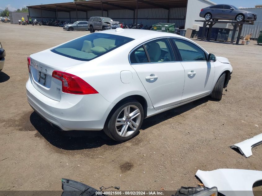 2015 Volvo S60 T5 Premier Plus VIN: YV126MFC8F1318770 Lot: 40021505