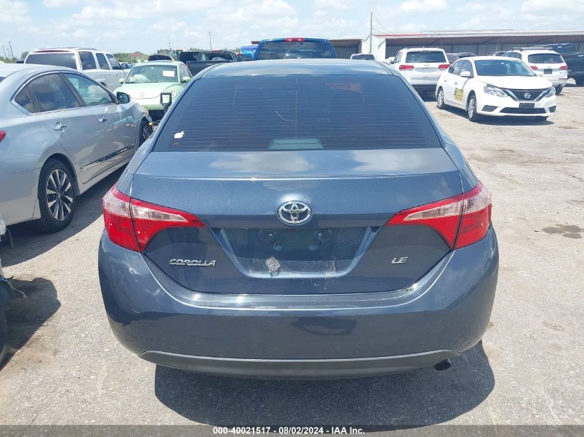 2019 Toyota Corolla Le VIN: 5YFBURHE7KP904518 Lot: 40021517