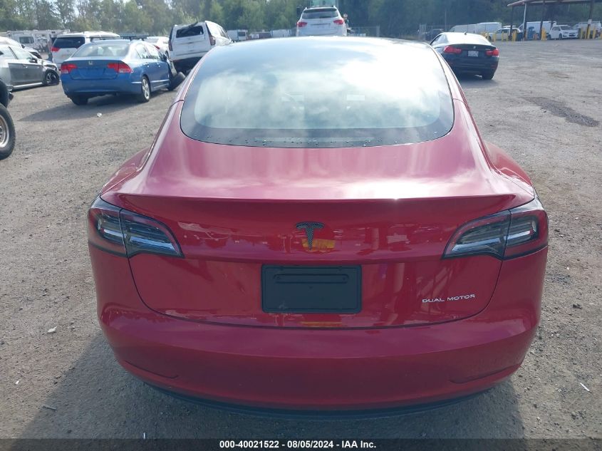 2023 Tesla Model 3 VIN: 5YJ3E1EB3PF636910 Lot: 40021522