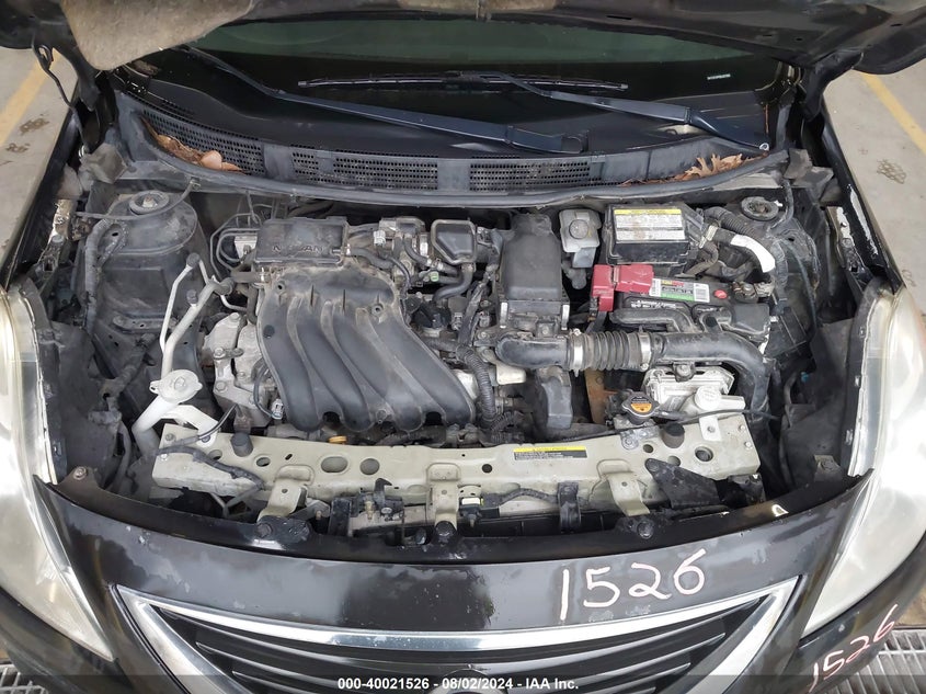 2013 Nissan Versa 1.6 Sv VIN: 3N1CN7AP0DL837605 Lot: 40021526