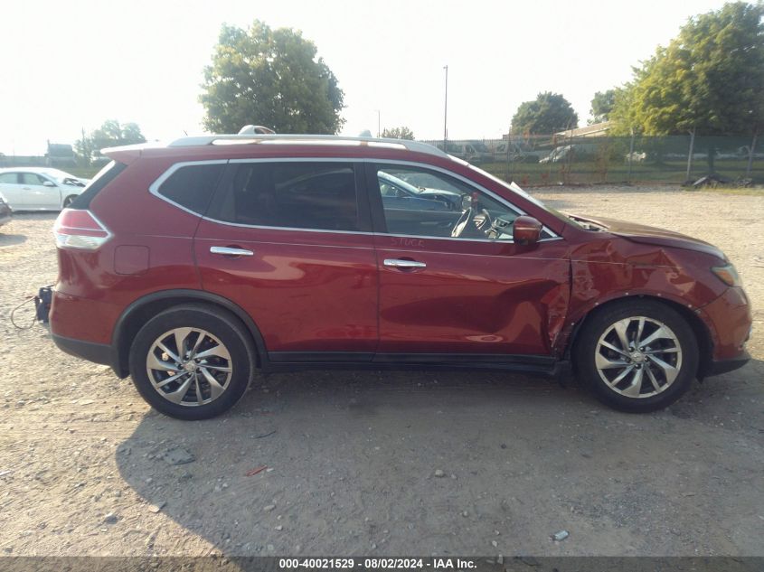 2014 Nissan Rogue S/Sl/Sv VIN: 5N1AT2MV7EC761011 Lot: 40021529