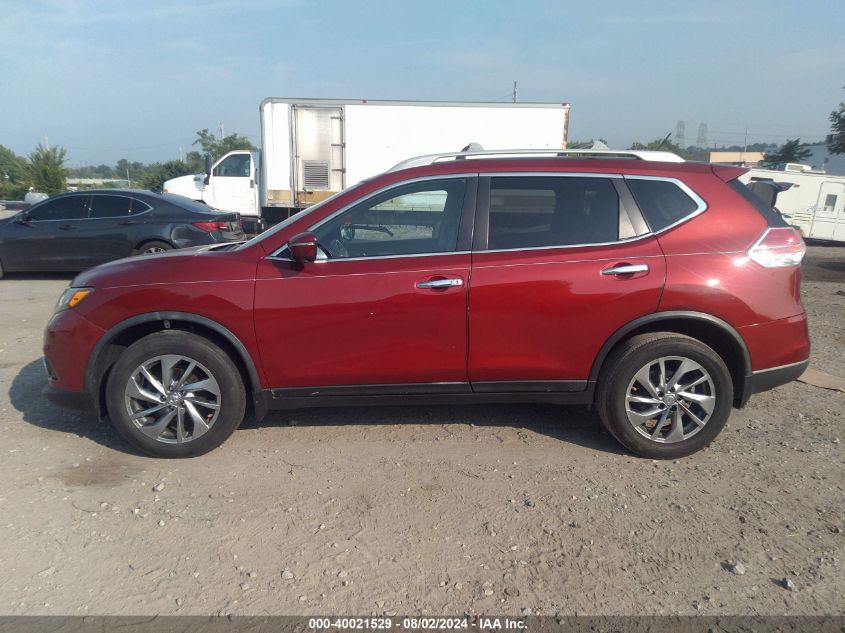 2014 Nissan Rogue S/Sl/Sv VIN: 5N1AT2MV7EC761011 Lot: 40021529