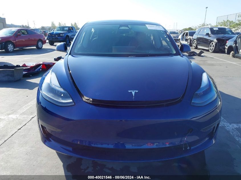 2023 Tesla Model 3 Rear-Wheel Drive VIN: 5YJ3E1EA8PF705811 Lot: 40021546