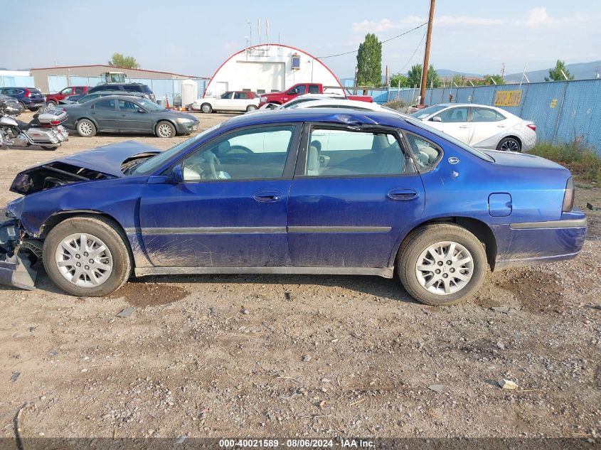 2005 Chevrolet Impala VIN: 2G1WF52E759346177 Lot: 40021589