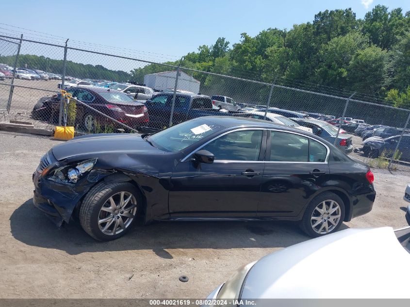 2012 Infiniti G37 VIN: JN1CV6AR9CM671228 Lot: 40021619