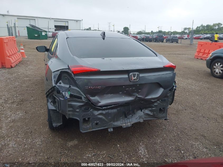 2018 Honda Civic Ex VIN: 19XFC2F76JE004080 Lot: 40021623