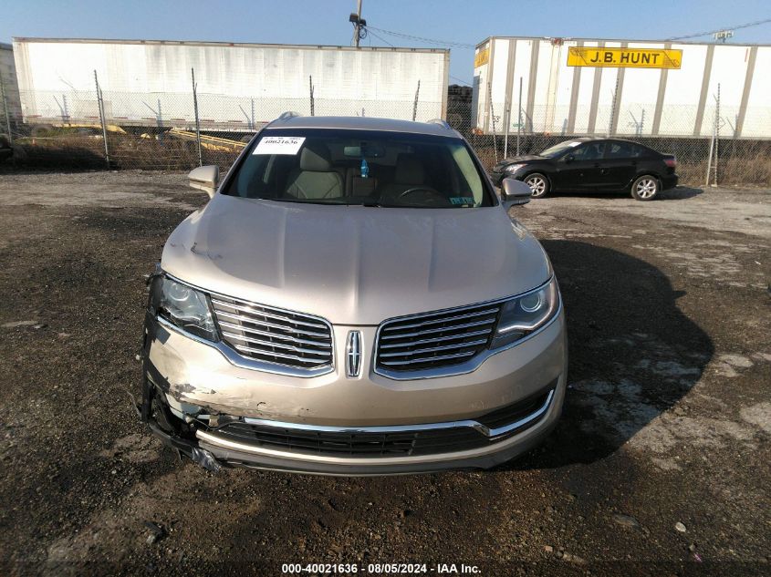 2017 Lincoln Mkx Select VIN: 2LMPJ6KRXHBL30782 Lot: 40021636