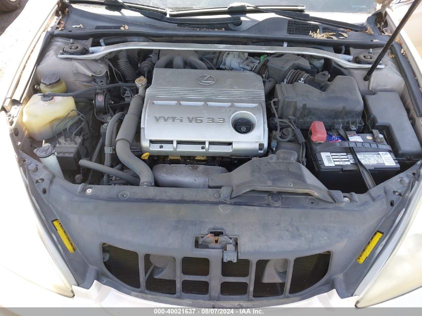 2004 Lexus Es 330 VIN: JTHBA30G245041631 Lot: 40021637