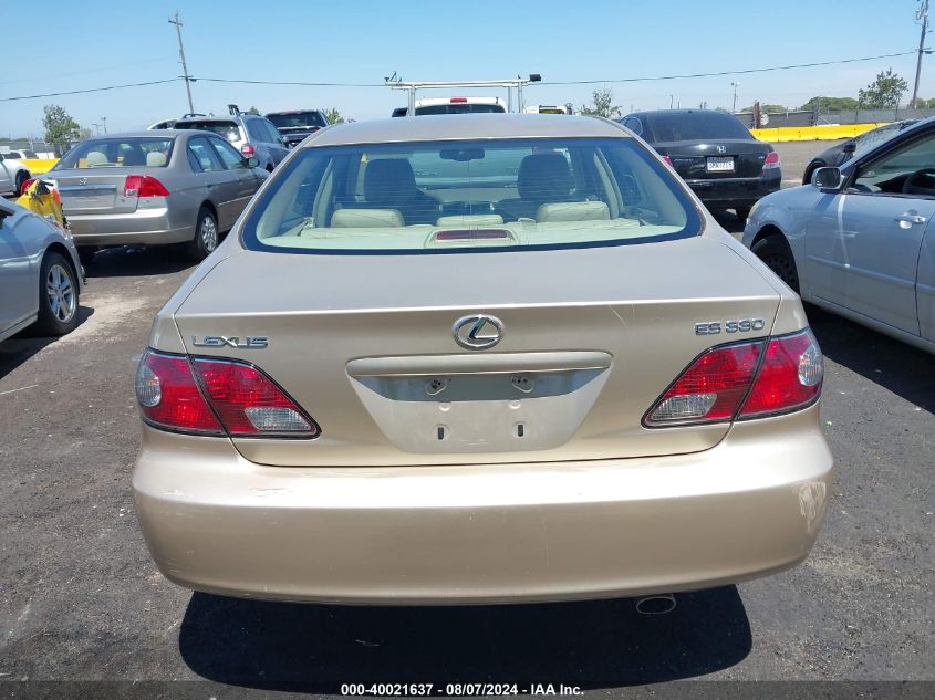 2004 Lexus Es 330 VIN: JTHBA30G245041631 Lot: 40021637