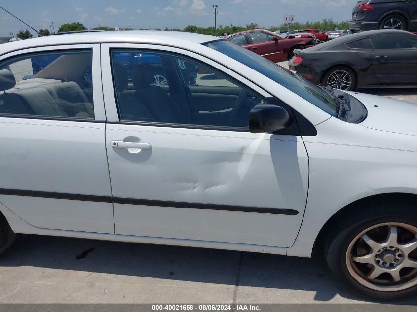 2003 Toyota Corolla Ce VIN: JTDBR32E530051460 Lot: 40021658