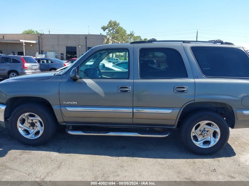 2002 GMC Yukon Sle VIN: 1GKEC13V92J148224 Lot: 40021694