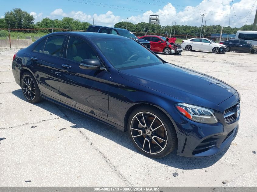 55SWF8DB6KU315598 2019 MERCEDES-BENZ C CLASS - Image 1