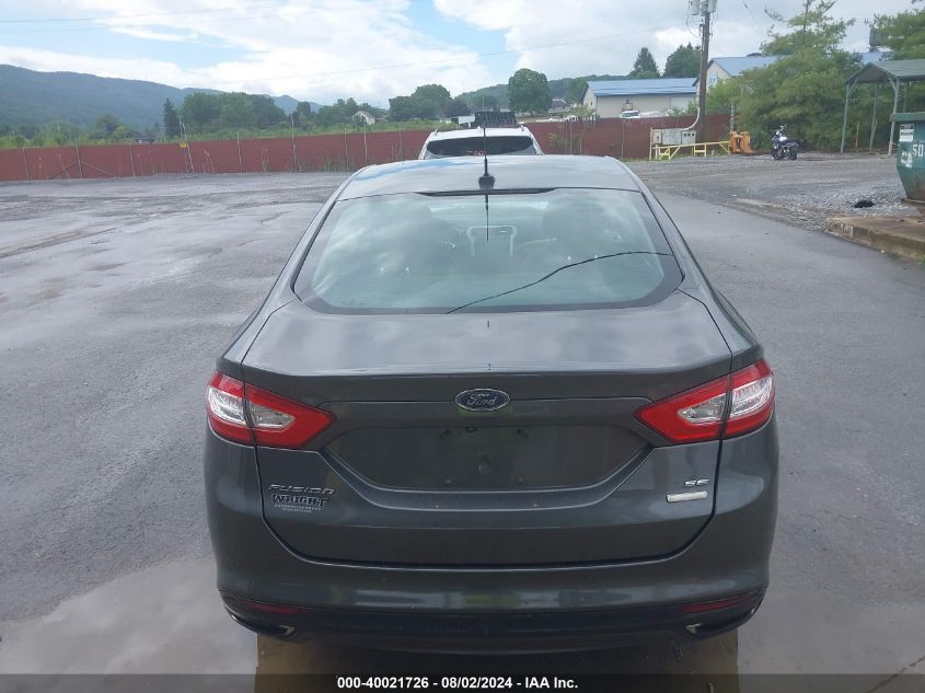 2016 FORD FUSION SE - 3FA6P0T99GR403586