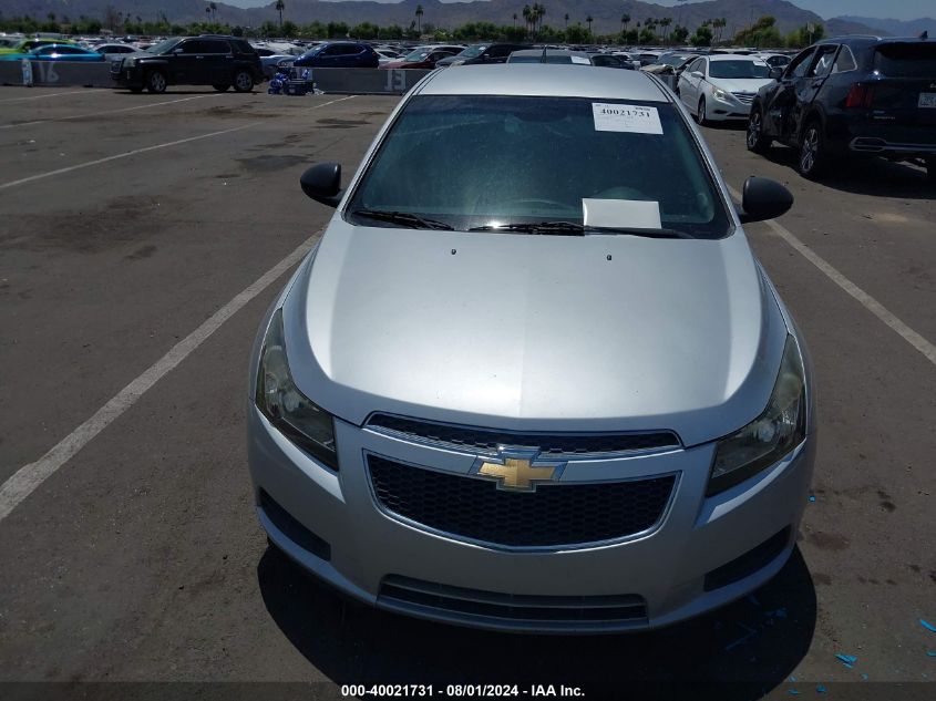 2012 Chevrolet Cruze Ls VIN: 1G1PC5SH7C7243251 Lot: 40021731