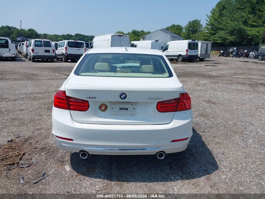 2014 BMW 335I xDrive VIN: WBA3B9C51EP458533 Lot: 40021733