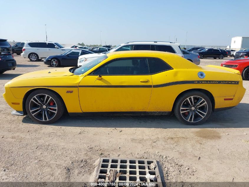 2012 Dodge Challenger Srt8 392 VIN: 2C3CDYCJ3CH214103 Lot: 40021755