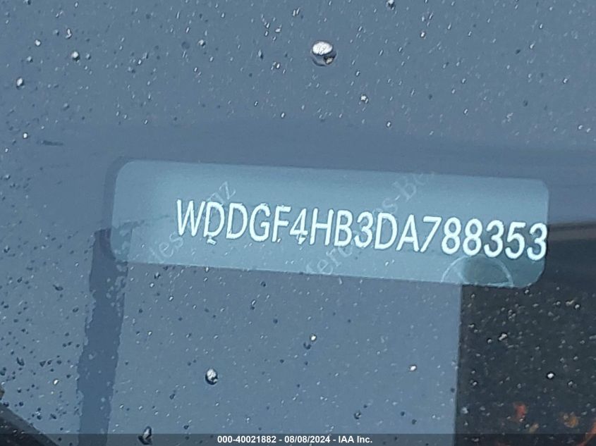 2013 Mercedes-Benz C 250 Luxury/Sport VIN: WDDGF4HB3DA788353 Lot: 40021882