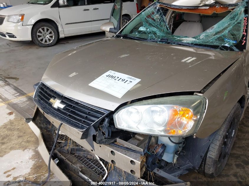 2006 Chevrolet Malibu Lt VIN: 1G1ZT51816F212811 Lot: 40021917