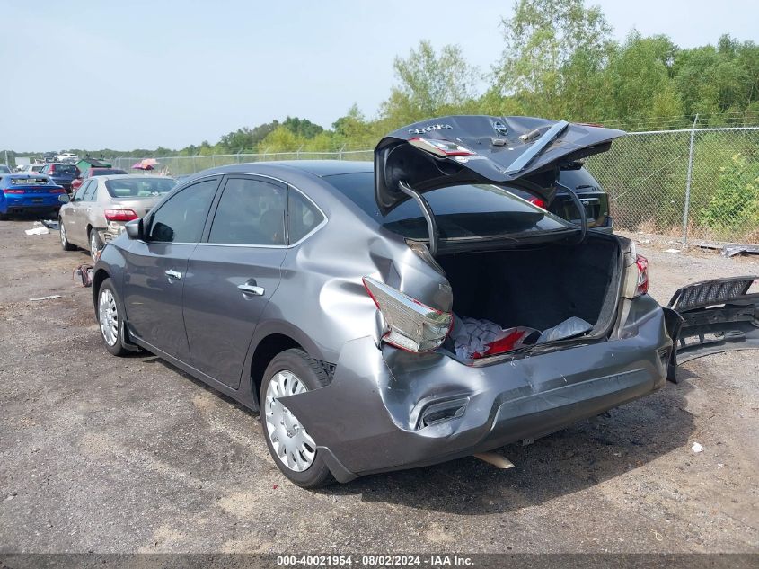 2016 Nissan Sentra S VIN: 3N1AB7AP6GY287317 Lot: 40021954