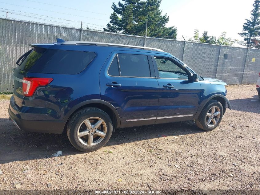 2017 Ford Explorer Xlt VIN: 1FM5K8D82HGA74744 Lot: 40021971