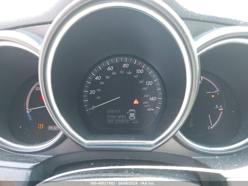 2007 Lexus Rx 400H VIN: JTJHW31U572015996 Lot: 40021982