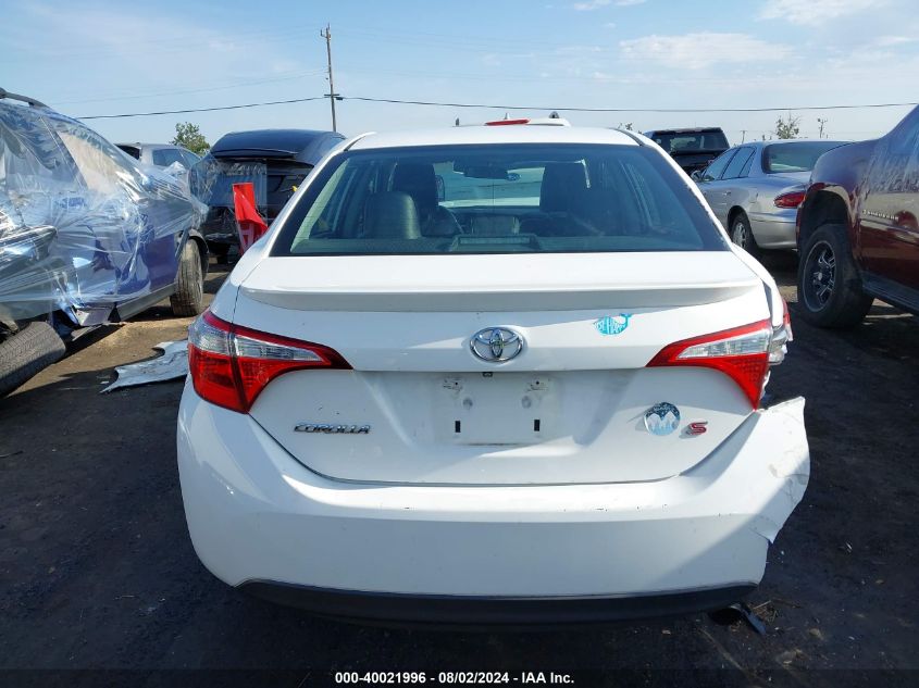 2016 Toyota Corolla S Plus VIN: 5YFBURHE1GP530740 Lot: 40021996