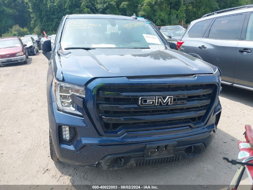 2022 GMC Sierra 1500 Limited 4Wd Double Cab Standard Box Elevation VIN: 1GTR9CED0NZ157041 Lot: 40022003