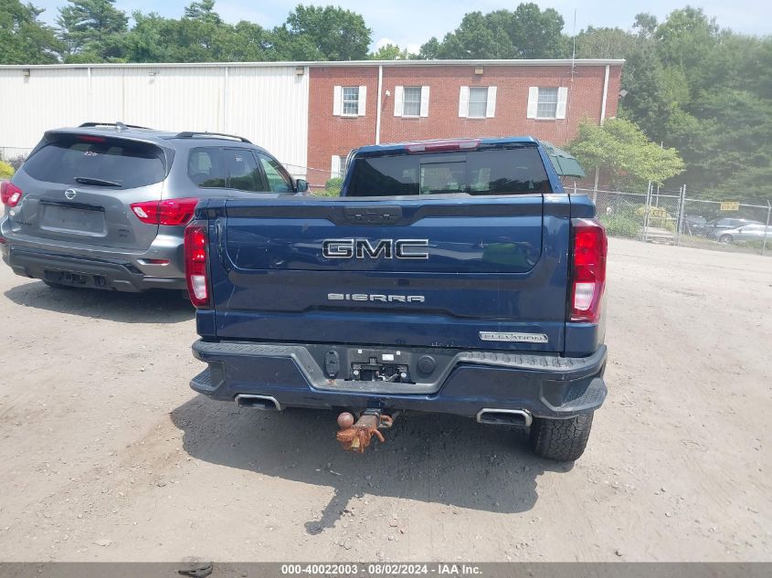 2022 GMC Sierra 1500 Limited 4Wd Double Cab Standard Box Elevation VIN: 1GTR9CED0NZ157041 Lot: 40022003