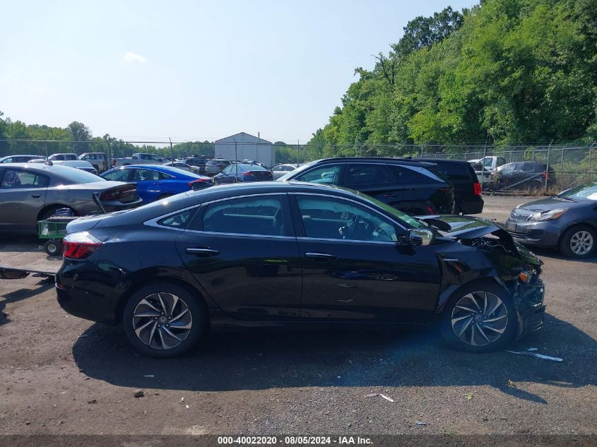 2022 Honda Insight Touring VIN: 19XZE4F98NE013423 Lot: 40022020