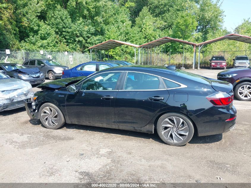 2022 Honda Insight Touring VIN: 19XZE4F98NE013423 Lot: 40022020