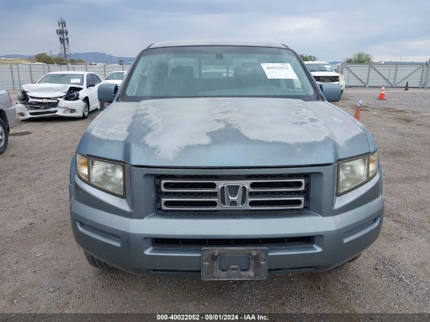 2006 Honda Ridgeline Rtl VIN: 2HJYK16556H515291 Lot: 40022052