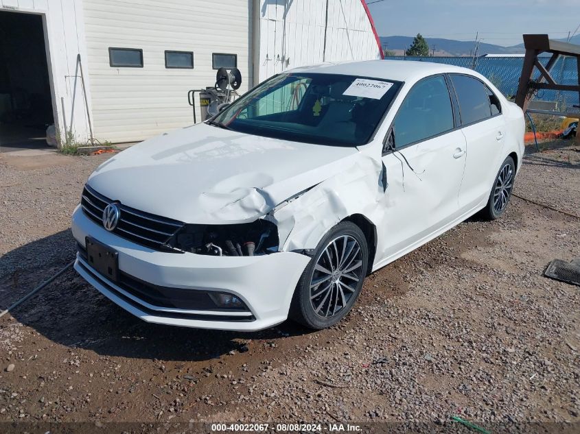 2016 Volkswagen Jetta 1.8T Sport VIN: 3VWD17AJ3GM409418 Lot: 40022067