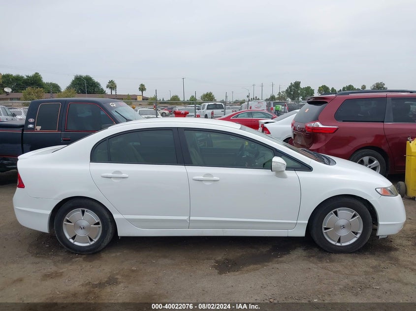 2008 Honda Civic Hybrid VIN: JHMFA36268S012010 Lot: 40022076