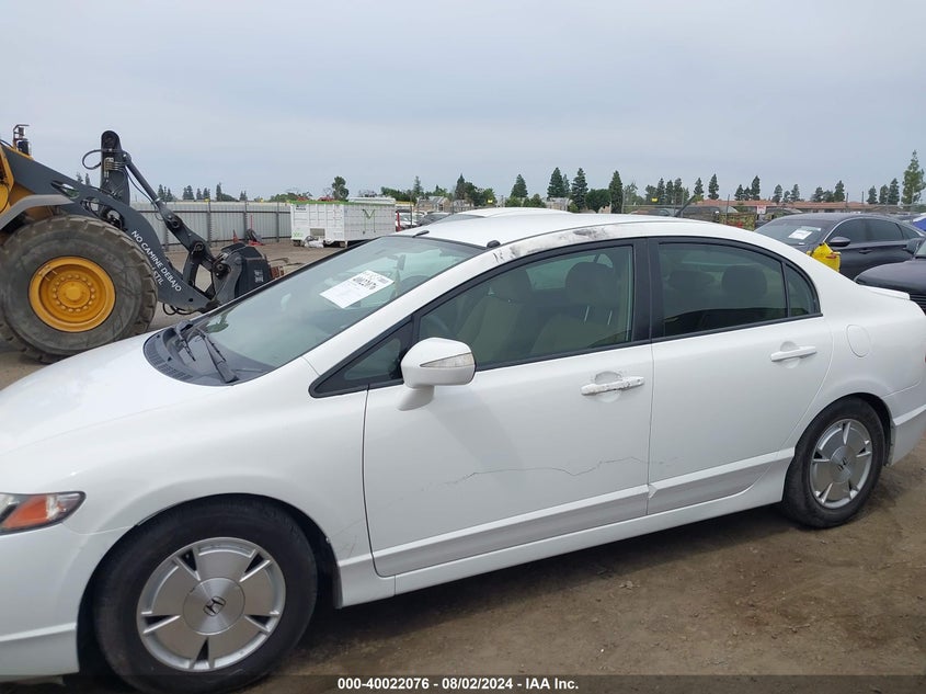 2008 Honda Civic Hybrid VIN: JHMFA36268S012010 Lot: 40022076