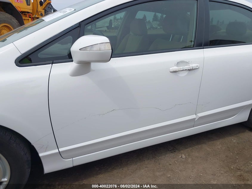 2008 Honda Civic Hybrid VIN: JHMFA36268S012010 Lot: 40022076