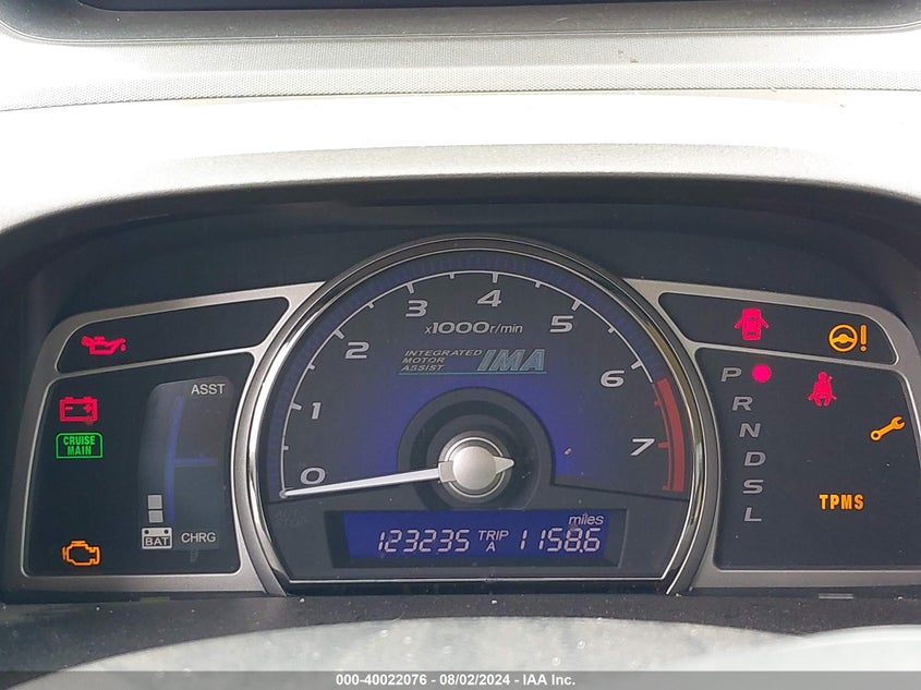 2008 Honda Civic Hybrid VIN: JHMFA36268S012010 Lot: 40022076