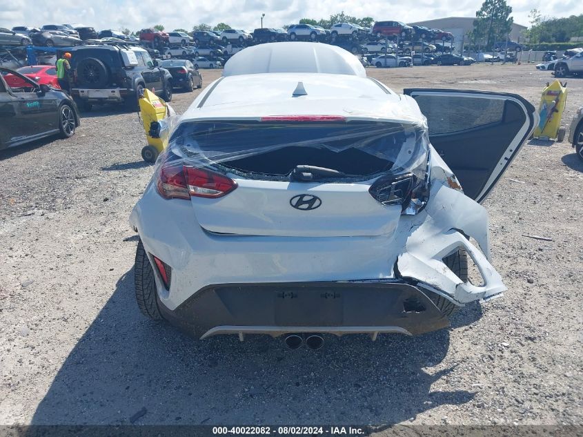 2019 Hyundai Veloster 2.0 VIN: KMHTG6AF9KU001654 Lot: 40022082