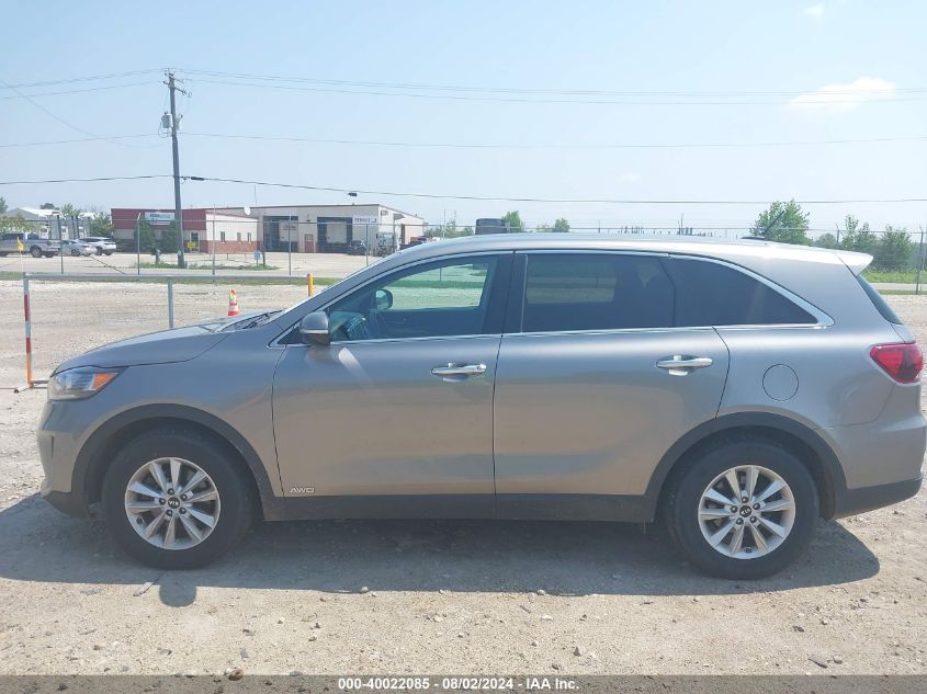 2019 Kia Sorento 3.3L Lx VIN: 5XYPGDA57KG486394 Lot: 40270303