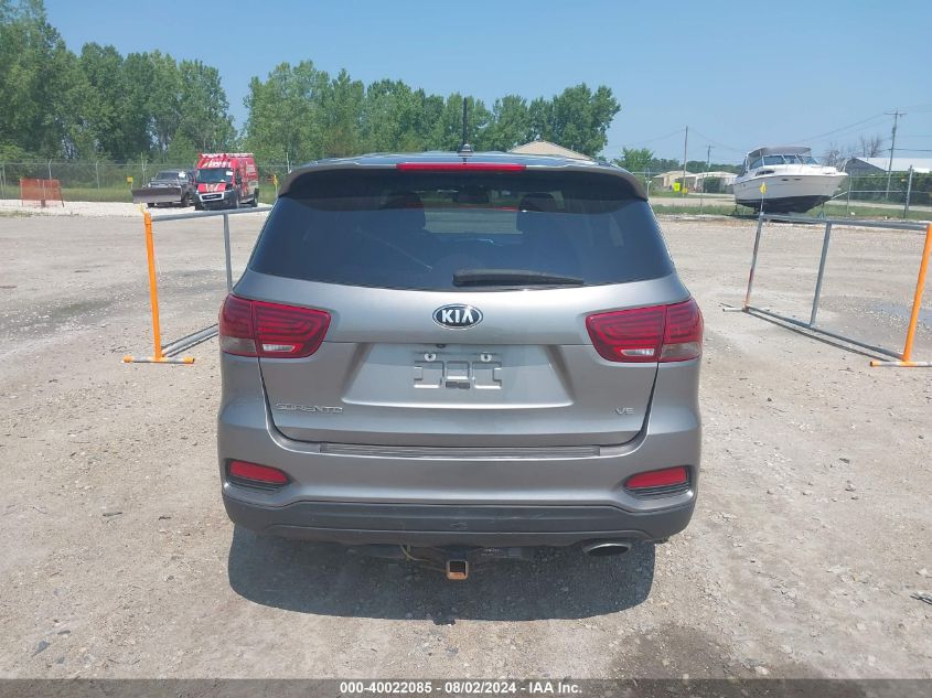 2019 Kia Sorento 3.3L Lx VIN: 5XYPGDA57KG486394 Lot: 40270303