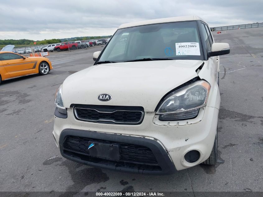 2013 Kia Soul + VIN: KNDJT2A67D7766668 Lot: 40022089